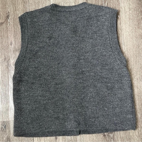 Grey Zara Knitted gilet #Zara - Picture 3 of 3
